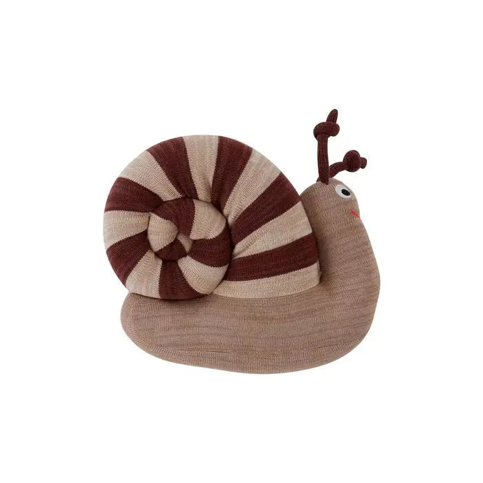 Sally Snail - Brown Plush, Family Toy, Soft Cotton, Cuddly Stuffed Animal Snail OYOY   