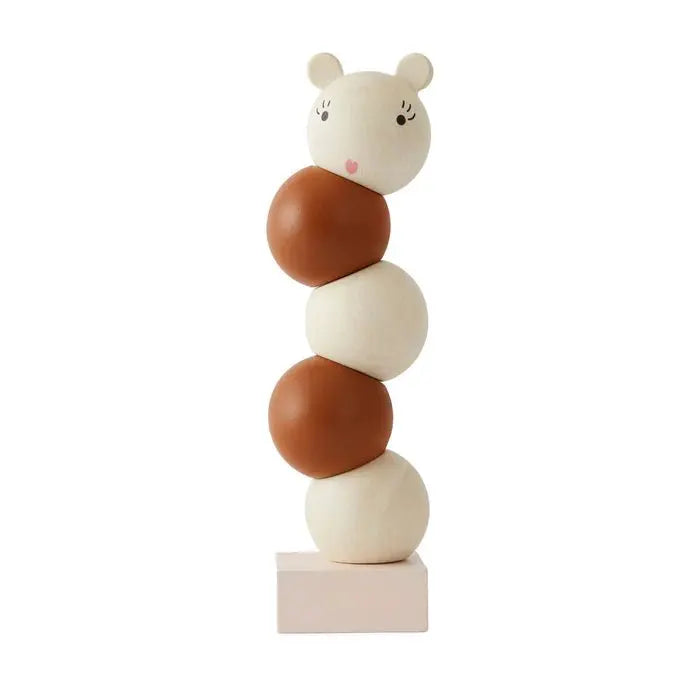 Wooden Stacking Lala - Nature, Classic and Timeless Toy, Montessori Inspired, Natural Wood Toy Wooden Stacking OYOY   