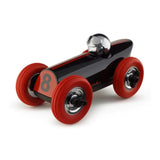 Dark Orange Car Verve Malibu, Wide Profile Design, Low-to-the-Ground Rubber Tyres, Collectible Toy Car  Playforever Black/Red  