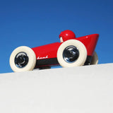 Dark Orange Car Verve Malibu, Wide Profile Design, Low-to-the-Ground Rubber Tyres, Collectible Toy Car  Playforever Red  