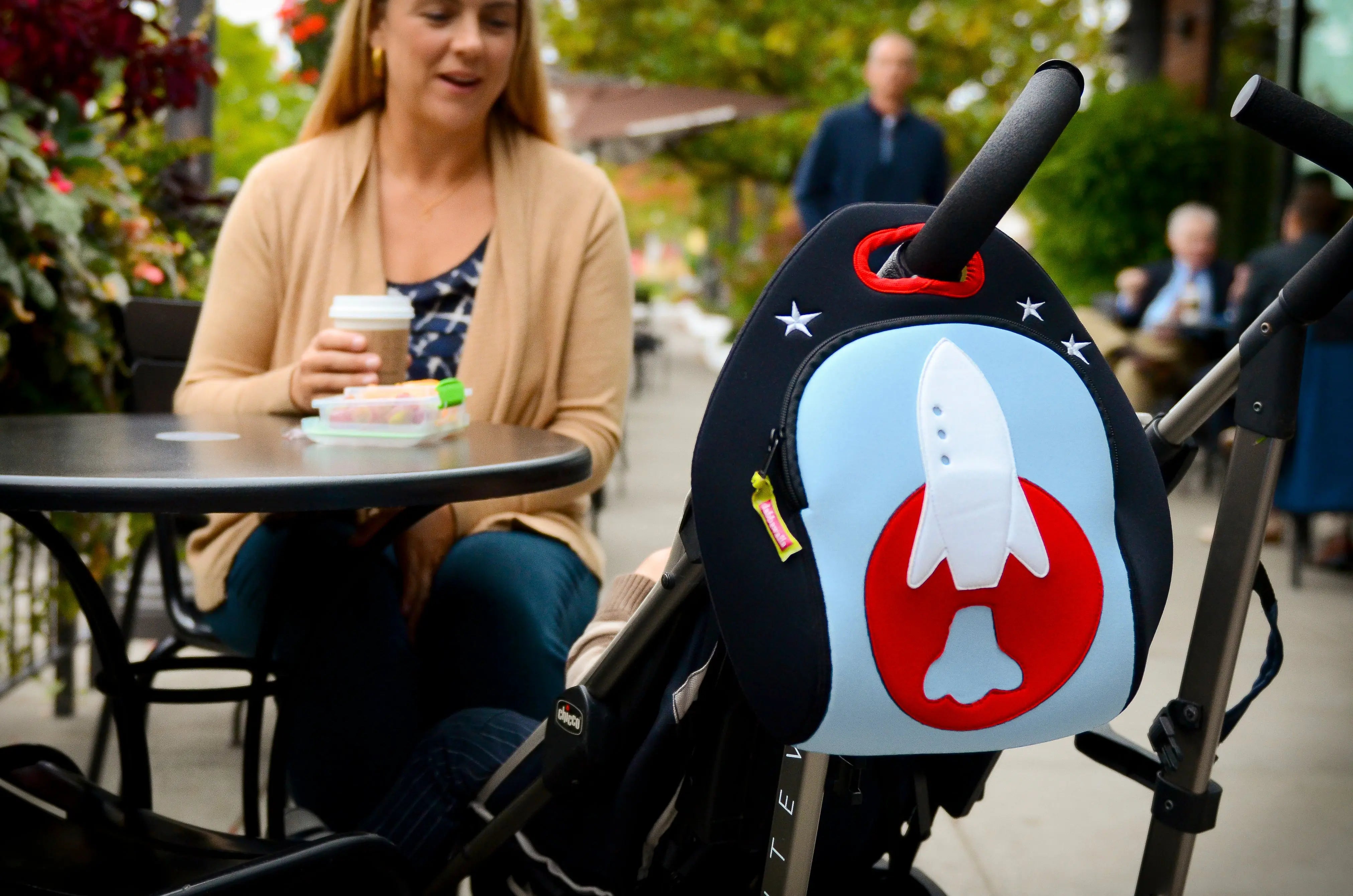 Space Rocket Lunch Bag - Blue and Red,Safety Harness, Kids Backpack Lunch Bag Dabbawalla   