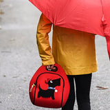 Scottie Dog Lunch Bag - Red and Black,Safety Harness, Kids Backpack Lunch Bag Dabbawalla   