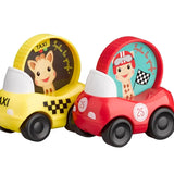 Set of Two Toy Vehicles  Sophie la Girafe   