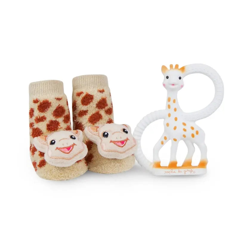 Waddle Rattle Baby Socks Set  Sophie la Girafe   