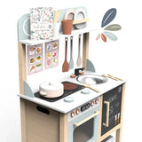 Wooden Kitchen Play Set Comes with 20 Accessories  Speedy Monkey   
