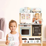 Wooden Kitchen Play Set Comes with 20 Accessories  Speedy Monkey   