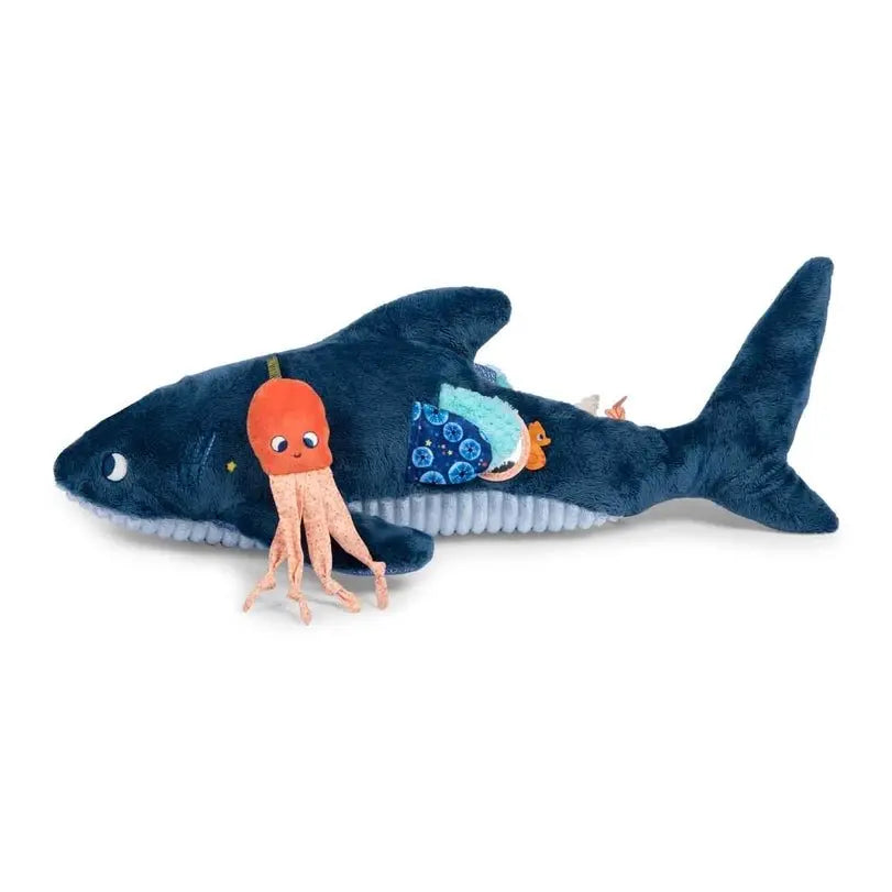 Large Shark Paulie's Adventure Stuffed Plush Toy, Soft & Huggable, Kids' Sensory Toy  Speedy Monkey   