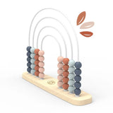 Rainbow Abacus Wooden Roller Toy, Hand-Eye Coordination Development, Creative Learning Toy  Speedy Monkey   