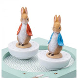 Dancing Peter Rabbit Wooden Music Box  Trousselier   