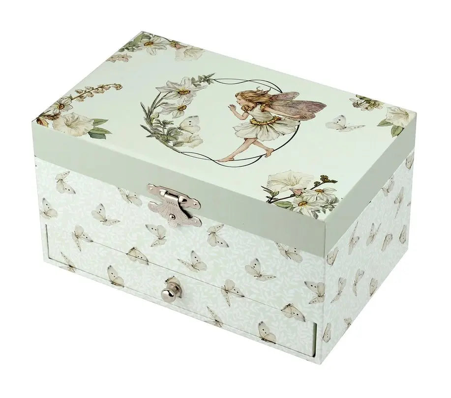 Flower Fairies Wooden Music Box/Treasure Box  Trousselier   