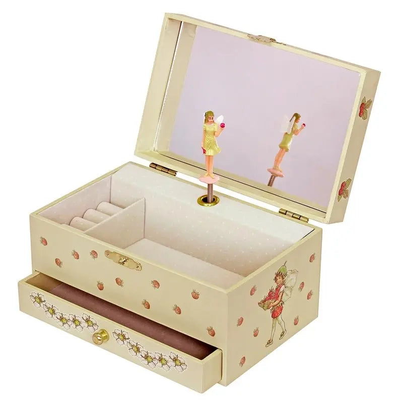Strawberry Fairy Music Box/Treasure Box  Trousselier   