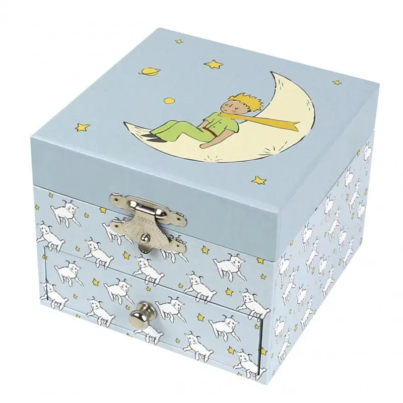 The Little Prince and Sheep Wooden Music Box  Trousselier   