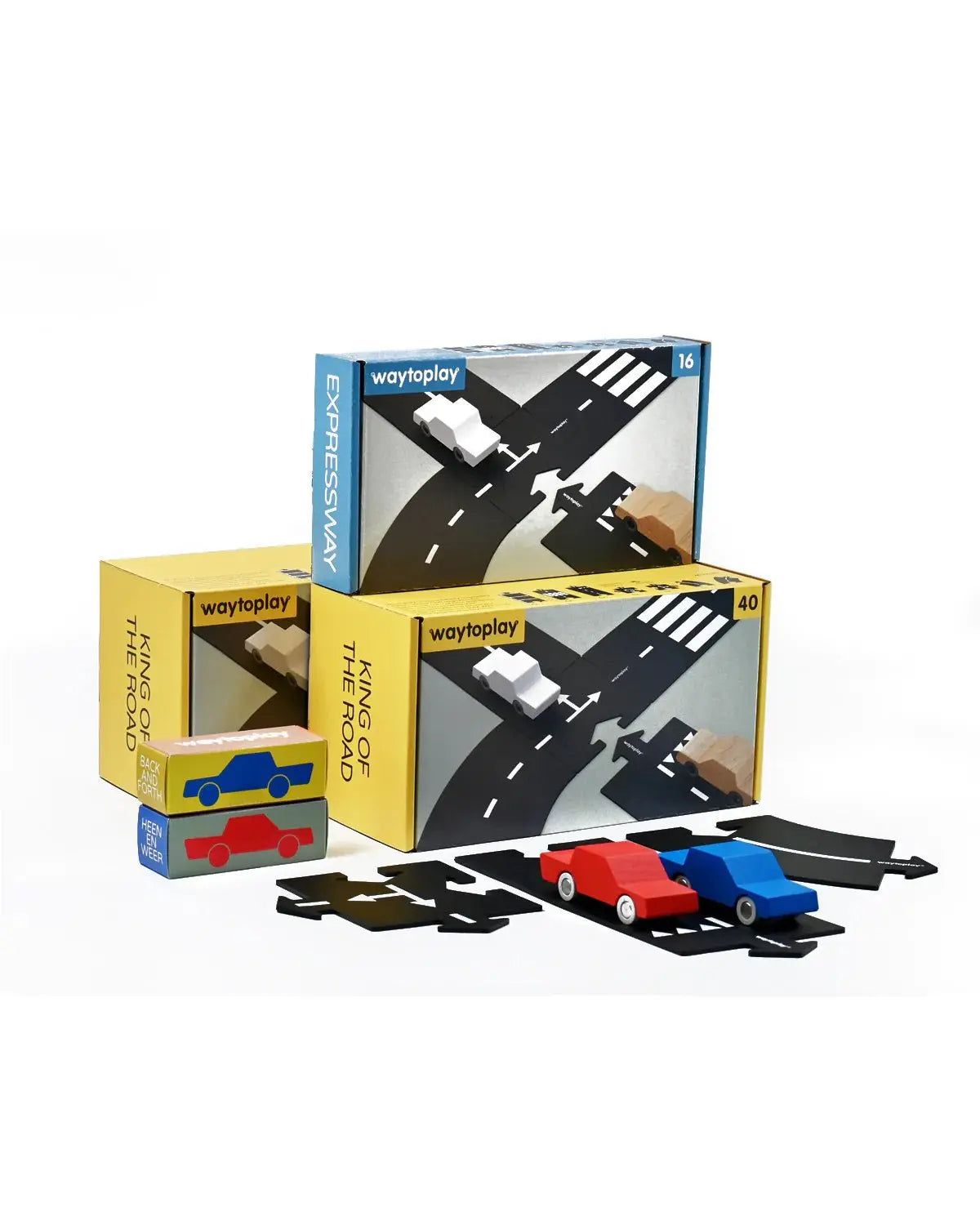 Road Track Deluxe Set Large, Waytoplay Compatible, Toy Car Track Set, Fun Playtime, Kids Gift  Waytoplay   