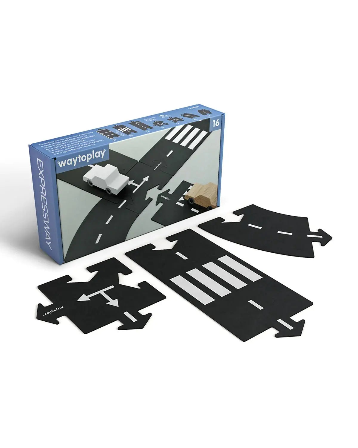 Road Track Deluxe Set Large, Waytoplay Compatible, Toy Car Track Set, Fun Playtime, Kids Gift  Waytoplay   